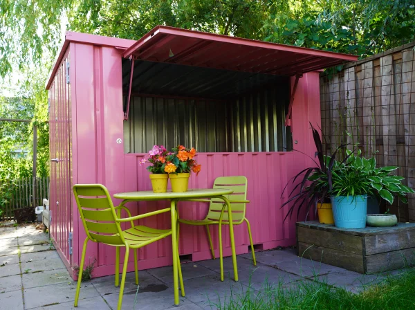 Container Bar Smontabile XL 3×2 m Rosa RAL 3015 - image 2
