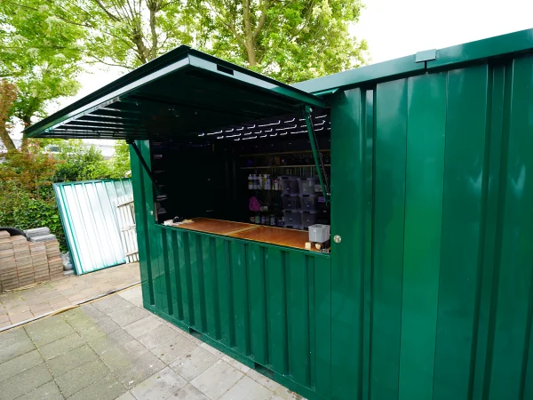 Container Bar Smontabile XL 3×2 m Verde RAL 6016 - image 3