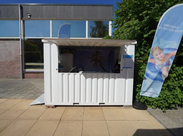 Container Bar Smontabile XL 3×2 metri Bianco RAL 9016 - image 3