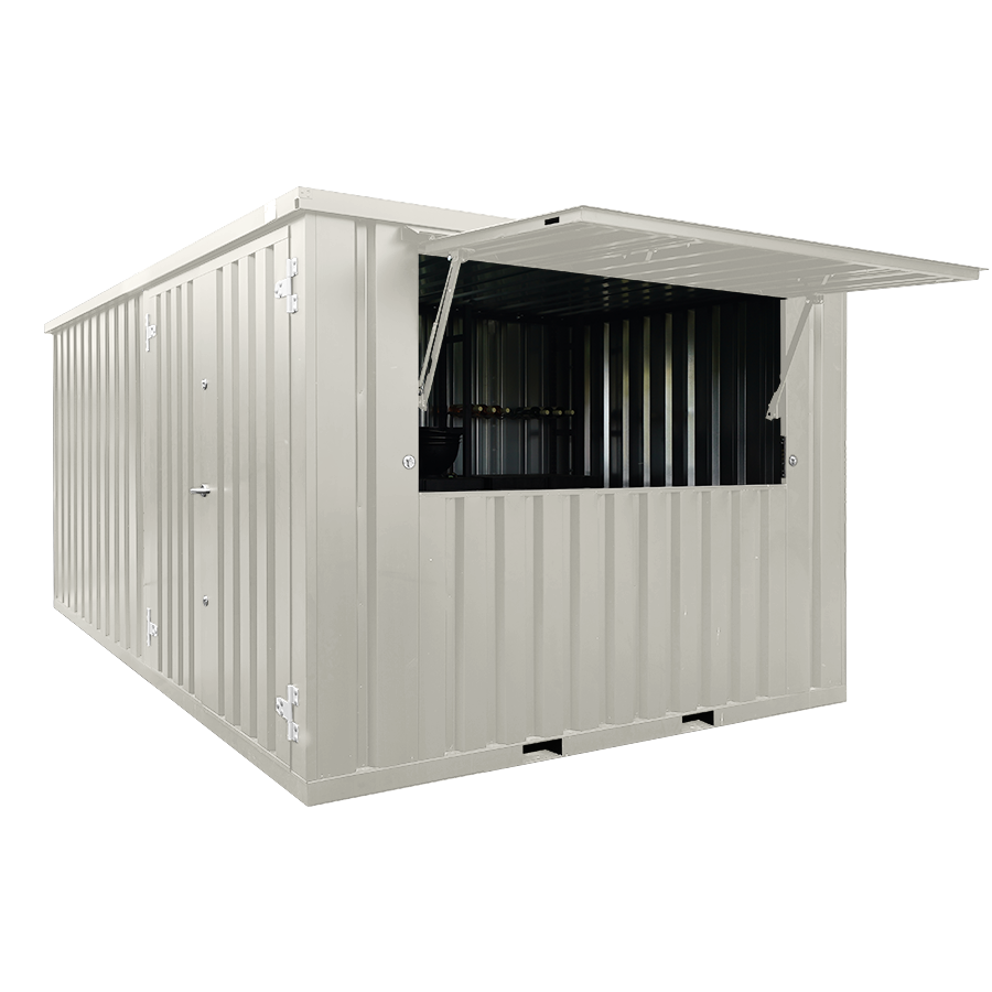 Container Bar Smontabile XL 4×3 metri Bianco RAL 9016