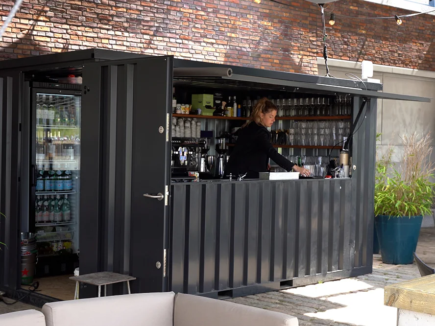 Container Bar Smontabile XL 4×3 metri Bianco RAL 9016 - image 4