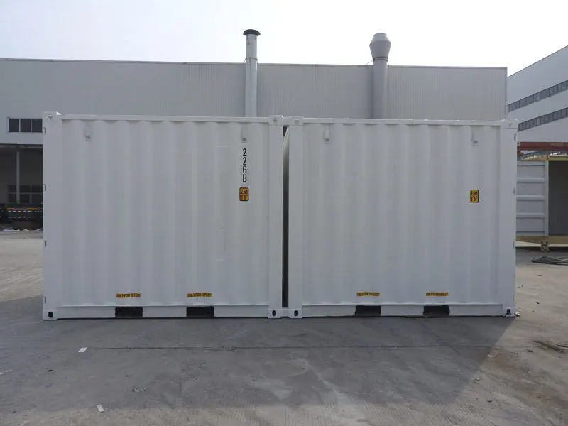 Container di stoccaggio metallico impilabile