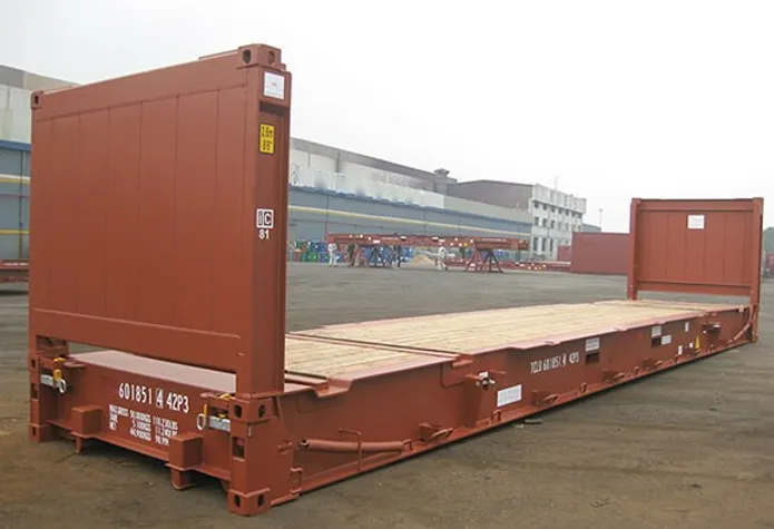 Container Flat Rack "Cargo Worthy" (CW) usato da 40 piedi