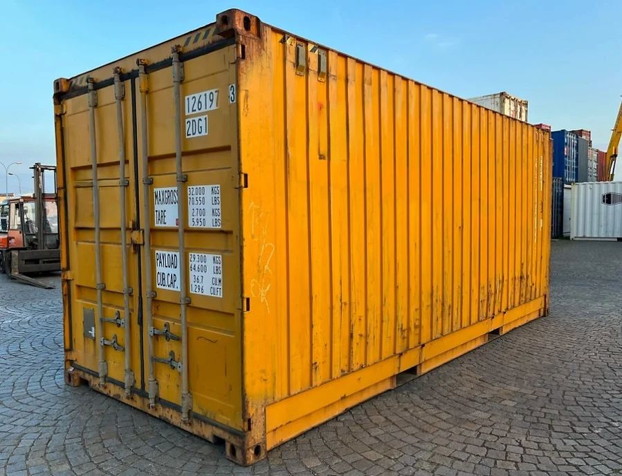 Container da trasporto usato High Cube da 20 piedi Pallet Wide (PW)