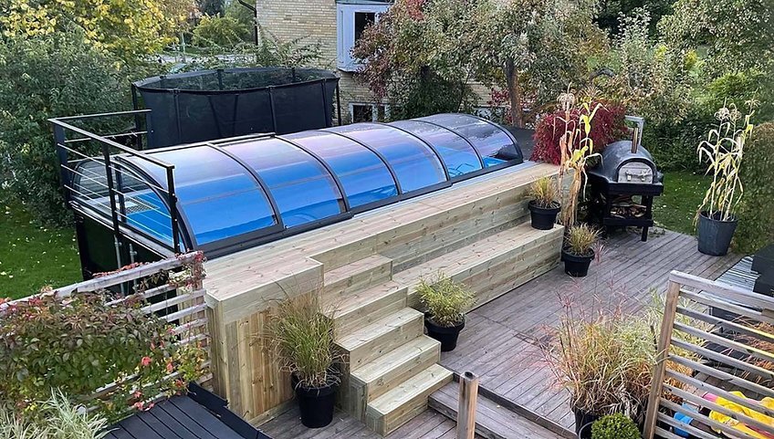 Piscina container 6,11 x 2,5 m pronta all'uso con tetto, Pacchetto Premium - image 6