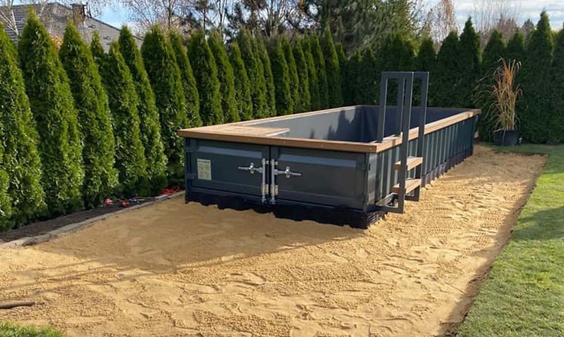 Piscine conteneur 6,2 x 2,5 m prête à l'emploi, Pack Confort - image 4