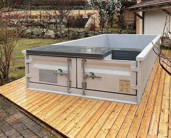 Container pool 6.2 x 2.5 m with heat pump, Premium Pack - image 6