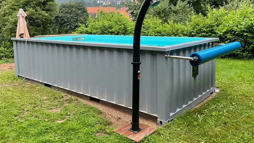 Container pool 6.2 x 2.5 m with heat pump, Premium Pack - image 7