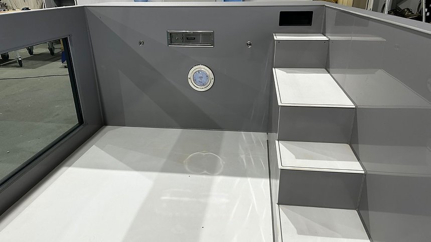 Polypropylen-Pool 6,5 x 2,5 m mit 4 m Fenster - image 4