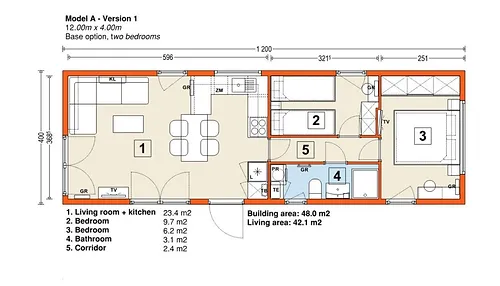 Casa mobile 37 m² - 42 m² - image 2